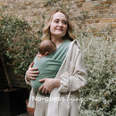 Boba Baby Wrap Carrier – Original Baby Sling Carrier for Newborns (7–35 lbs), Soft, Secure, Hands-Free & Ergonomic, Ideal for Comfortable Bonding, New Parents (Sage Green) by TinyTreasures Baby Boutique