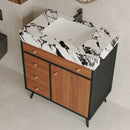 Modern Free-Standing Bathroom Vanity with Ceramic Sink & Sintered Stone Top by HouseOfZazla