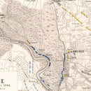 Vintage Map of the Battle of Arcole, 1796