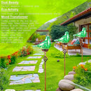 Decorative Solar Lights Outdoor Solar Bird Stake Lights Hand Blown Glass Decorative Garden Pathway Lights Outdoor Waterproof Glass Stakes (Green) by CozyNest Decor