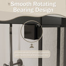 Semi Frameless Pivot Hinged Shower Door, Reversible Design by HouseOfZazla