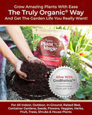 Compressed Organic Potting Soil for Garden, Plants & Vegetables - Expands 4x When Mixed with Water - Indoor or Outdoor Use - Plant Food Mix Derived from Natural Coconut Coir & Worm Castings Fertilizer by GreenHaven Gardens