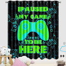 Gaming Gamepad Blackout Curtains - 2Pcs Game Windows Curtain Panels for Teens Boys Bedroom Green Gaming Console Curtains for Boys Kids Room Decor Grommet Top Thermal Insulated, 82 in x 84 in by TinyTreasures Baby Boutique