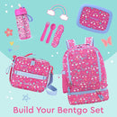 Bentgo Kids 2-in-1 Backpack & Insulated Lunch Bag - Durable 16” Backpack & Lunch Container in Unique Prints for School & Travel - Water Resistant, Padded & Large Compartments (Rainbows & Butterflies) by TinyTreasures Baby Boutique