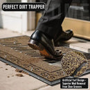 Yimobra Welcome Mat, Heavy Duty Sturdy Door Mats for Home Entrance Outdoor Indoor, Front Doormat for Outside Patio Floor Entry Porch Garage Office, Waterproof, Low Profile, 47 x 24, Beige Brown by CozyNest Decor
