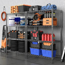 1000 lbs Storage Shelving Steel Heavy Duty 4-Tier Utility Shelving Unit Steel Organizer Wire Rack for Home,Kitchen,Office (13.7" D x 29.5" W x 47.2" H) by CozyNest Decor