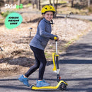 SKIDEE Kick Scooters for Kids Ages 3-5, Adjustable Height Foldable Scooter with Removable Seat, 3 LED Light Wheels, Rear Brake, Wide Standing Board, Suitable Up to 12 Year Old Boys/Girls by TinyTreasures Baby Boutique