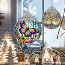 Butterfly Stained Glass Suncatcher, Jocidea Butterfly Ornament, Butterfly Christmas Ornament, Holidays Ornaments, Christmas Tree Ornament, Butterfly Decor, Gifts for Butterfly Lovers by GreenHaven Gardens