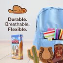 BioSwiss Bandages, Cowboy Shaped Self Adhesive Bandage, Latex Free Wound Care, Fun First Aid Kit Supplies for Kids and Adults, 50 Count by TinyTreasures Baby Boutique