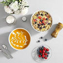 MALACASA Large Soup Bowls Set, 44 OZ (7") Salad Bowls Cereal Bowls Set of 2,Marble Grey Ceramic Bowls for Kitchen, Dishwasher & Microwave Safe, Series REGULAR by CozyNest Decor