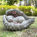 Solar Dog Garden Statues Outdoor Décor- Dog Figurines Solar LED Light Lawn Ornaments - Yard Decorations for Patio, Balcony, Backyard -Unique Birthday House Warming Gifts for Mom by CozyNest Decor