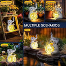 GIGALUMI Solar Garden Outdoor Statues for Women, Mom, Grandma. Glass Globe Elephant Figurine Housewarming and Birthday Gifts Elephant Statue Decor for Backyard, Patio, Balcony, Lawn, Pond by GreenHaven Gardens