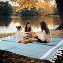Large Picnic Blanket Outdoor Law Park Grass Patio Mat Manta Para Soft Car Travel Essentials Road Trip Summer Vacation Stuff Outside Accessories Roadtrip Camping Gear Rv Must Haves Glamping Tent Gadget by TinyTreasures Baby Boutique