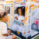 Melissa & Doug Fabric Double-Sided Food Truck Play Tent - Ice Cream and BBQ Role Play Toy Food Truck Tent, for Kids Ages 3+ by TinyTreasures Baby Boutique