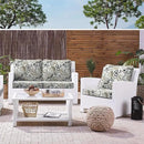 LVTXIII Outdoor Seat and Back Cushion Patio Deep Seat Cushion Set Seasonal Chair Cushion for Wicker Chairs and Garden Furniture Decoration, 22"x22"x4", Dailey Tan by GreenHaven Gardens