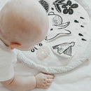 Wee Gallery Meadow Activity Pad Organic Baby Play Mat with Sensory Toys, High Contrast Newborn Essentials Soft Tummy Time Mat for Babies 0-12 Months, Visual and Motor Skill Development Toy by TinyTreasures Baby Boutique
