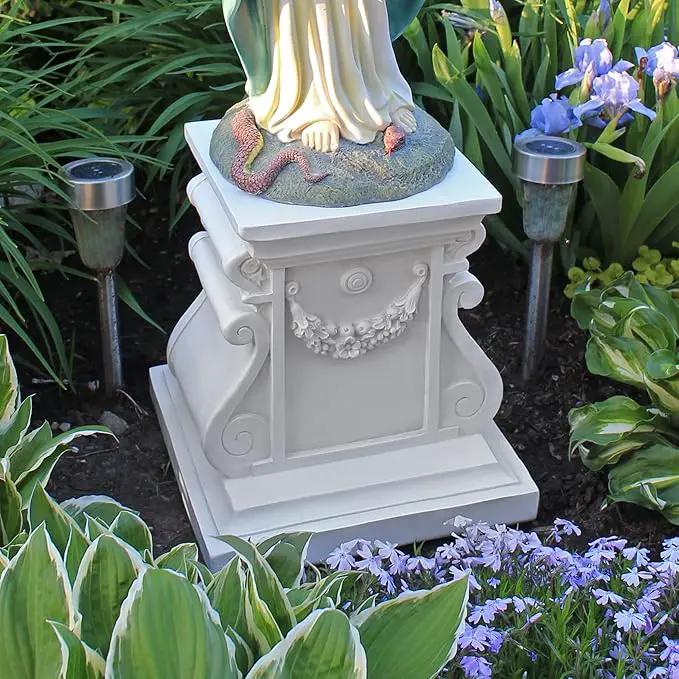 Design Toscano NG314105 Statuary Garden Base Riser, Medium, Classic Plinth, photo 4 of 7