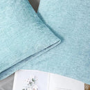CaliTime Throw Pillow Covers Decorative 20 X 26 Inches Pack of 2 Cozy Chenille Standard Pillow Shams Cases for Couch Sofa Bed Living Room Home Light Blue Grey by CozyNest Decor
