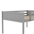 Low Loft Bed With Adjustable Ladder