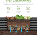 Best Choice Products 8x2x2ft Outdoor Metal Raised Garden Bed, Rectangular Deep Root Planter Box for Vegetables, Flowers, Herbs, and Succulents w/ 239 Gallon Capacity - Gray by GreenHaven Gardens