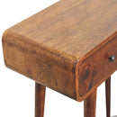 Curved Hallway Table - Chestnut by Unique Piece Furniture