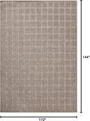 Loloi Amber Lewis Topanga Collection TOP-01 Natural/Bone 9'-2" x 12'-0" Indoor/Outdoor Area Rug by CozyNest Decor