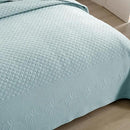 MarCielo 3-Piece 100% Cotton Oversized Bedspread Lightweight Quilt Coverlet Embroidery Farmhouse Bedding Set (TM Mint Green, Oversized King (118"x106")) by CozyNest Decor
