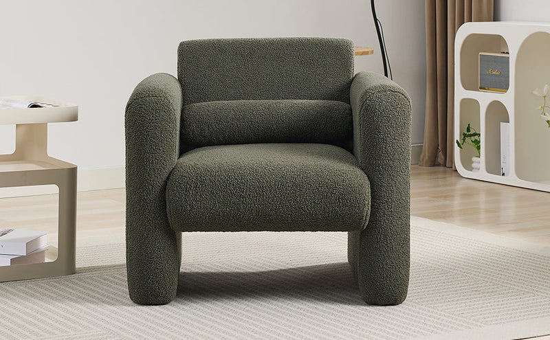 Walker Edison | Sherpa Modern Cloud Accent Chair