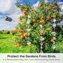 Bird Deterrents for Outside, Reflective 3D Stainless Steel Wind Spinners, Garden Decor, Bird Scare Devices to Keep Woodpeckers, Pigeons Away from Your House, Patio, Orchards by GreenHaven Gardens