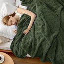 Bedsure GentleSoft Blankets Queen Size for Bed - Super Soft Cozy Blanket for Women Men Girls, Large Fuzzy Fleece Throw for Bedroom Decor, Bronze Green, 90x90 Inches by CozyNest Decor