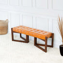 Riley - Bench - Brown / Rustic / Tan by HouseOfZazla