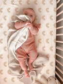 Bassinet Sheet for Baby Boy and Girl 2 Pack, Fitted Sheets for Rectangle, Oval, Hourglass Bassinet Mattress, Muslin Moses Basket Sheets with Neutral Style (Beige & Rainbow) by TinyTreasures Baby Boutique