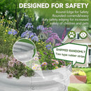 Galvanized Metal Raised Garden Bed 4x2x1ft Large Raised Planter 1Pack Outdoor Planter Box with Rubber Stripe and Safety Gloves for Vegetables, Fruits, Herbs, Flowers, Grey White by GreenHaven Gardens