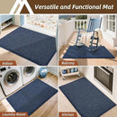 COSY HOMEER-Door-Mat 20" x 32" Non Slip Absorbent Entryway Rugs Dirt Trapper Doormats Washable Entrance Mats Low Pile Welcome Floor Mat for Front Back Door and Entry Mats,Navy Blue by CozyNest Decor