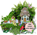 WILD PIXY Indoor Fairy Figurine – Miniature Fairy for Gardens, Ornaments, or Cake Toppers, Fairy Garden Decor and Accessories, Premium Resin, Designer Gift Box with Poem Card by GreenHaven Gardens