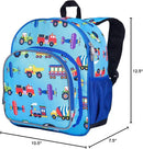 Wildkin 12-inch Kids Backpack – Padded, Adjustable, Ideal for Daycare & Travel - Trains, Planes, and Trucks by TinyTreasures Baby Boutique