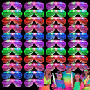 40 PCs LED Glasses,Light Up Glasses,Glow Glasses Glow In The Dark Party Supplies Suitable For Kids/Adults, 3 Light up Modes, 5 Neon Colors Rave Party,Wedding, Birthday, Concert, New Year, Carnival by TinyTreasures Baby Boutique