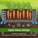 Raised Garden Bed 5x2x1.4 Ft Planter Box for Outdoor - Zinc-Aluminum-Magnesium Stainless Steel Durable Metal Garden Beds Kit for Vegetables, Flowers, Herbs and Succulents (Deep Grey) by GreenHaven Gardens