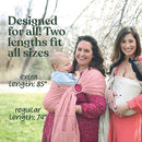 Nalakai Luxury Ring Sling Baby Carrier, Soft Linen Blend Baby Sling, Baby Wrap, Wear Your Little One Close to Your Heart, Comfort, Style by TinyTreasures Baby Boutique