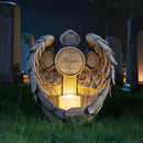 12" Solar Angel Wing Cross Garden Lights, Waterproof Memorial Grave Decorations Sympathy Gifts for Cemetery Outdoors Lawn Yard Home Patio Decor by CozyNest Decor