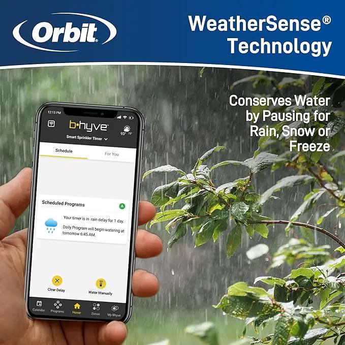Orbit 57925 B-hyve 8-Zone Smart Indoor Sprinkler Controller, photo 4 of 7