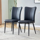Minimalist Style Minimalist Dining Chairs With Metal Legs by Unique Piece Furniture