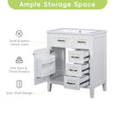30" Bathroom Vanity Cabinet Base Without Sink by HouseOfZazla