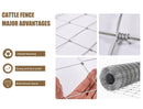 Farm Livestock Fence, 4.9FT x 328FT Galvanised Iron Wire