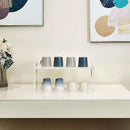 Nxconsu Cabinet Shelf Expandable Height Adjustable Organizer Riser for Kitchen Cabinet Pantry Cupboard Under Sink Countertop Organization Storage Space Saver Stackable Heavy Duty Metal White by CozyNest Decor