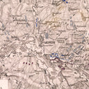 Vintage Map of the Battle of Leipzig, 1813