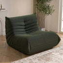 Bean Bag Chair, Fireside Chair Bean Bag Sofa Large Bean Bag Chair for Adults, Bean Bag Chairs for Teens with High Density Comfortable Foam, Memory Foam Bean Bag for Living Room, Bedroom (Green) by CozyNest Decor