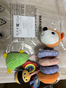 Koty Car Seat Toys, Infant Baby Spiral Plush Activity Hanging Toy for Stroller Bar Pram Crib with Music Box BB Squeaker & Rattles(Orange Fox) by TinyTreasures Baby Boutique