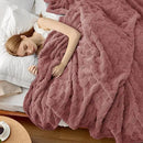 Bedsure GentleSoft Blankets Queen Size for Bed - Super Soft Cozy Blanket for Women Men Girls, Large Fuzzy Fleece Throw for Bedroom Decor, Dusty Pink, 90x90 Inches by CozyNest Decor
