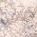 Vintage Map of the Battle of Katzbach, 1813